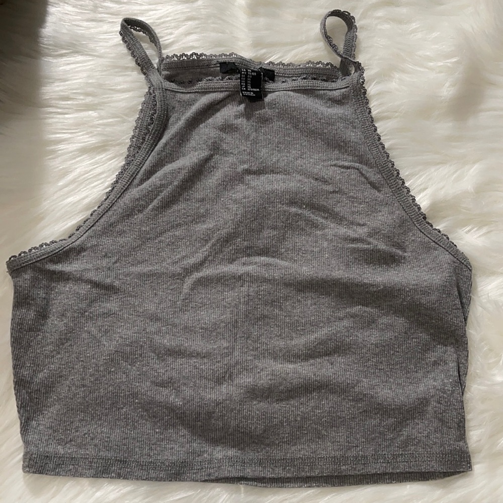 Crop halter top